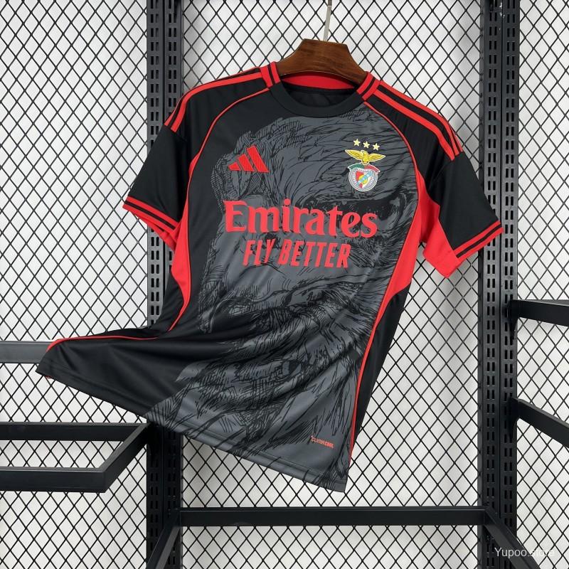 Camiseta de fútbol SL Benfica 2025/26 ESPECIAL MANGA CORTA VERSION FAN